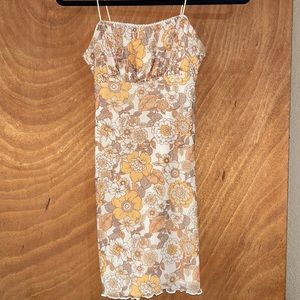 Floral body con dress from forever 21